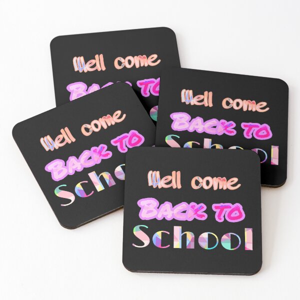 Item preview, Bienvenido de nuevo a la escuela. Tipografía colorida. designed and sold by No Talk Studio .
