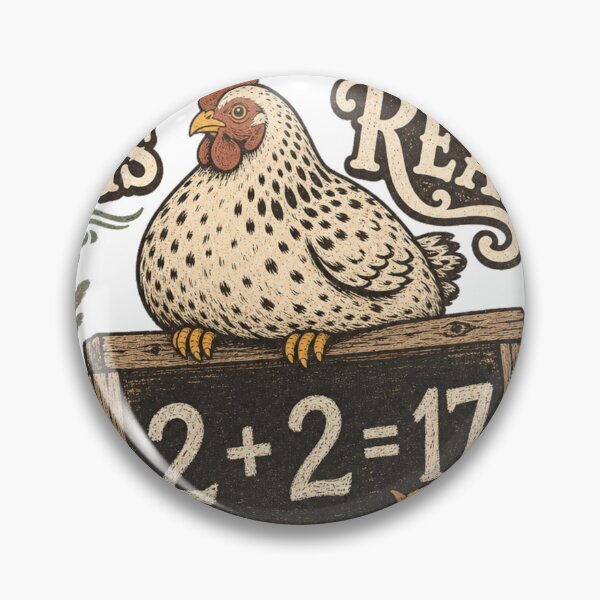 Item preview, Chicken Math Is Real Funny Backyard Chicken Keeper Gift designed and sold by BoosterShop.