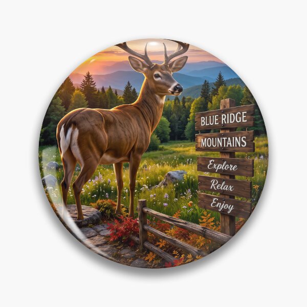 Item preview, Hello Fall - Blue Ridge Mountains - Appalachian Mountains designed and sold by DBM Photo Art 1.