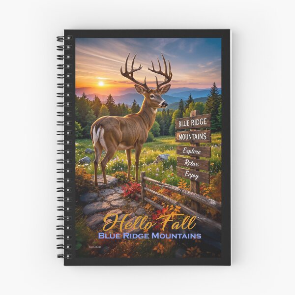 Item preview, Hello Fall - Blue Ridge Mountains - Appalachian Mountains designed and sold by DBM Photo Art 1.