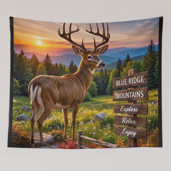 Item preview, Hello Fall - Blue Ridge Mountains - Appalachian Mountains designed and sold by DBM Photo Art 1.