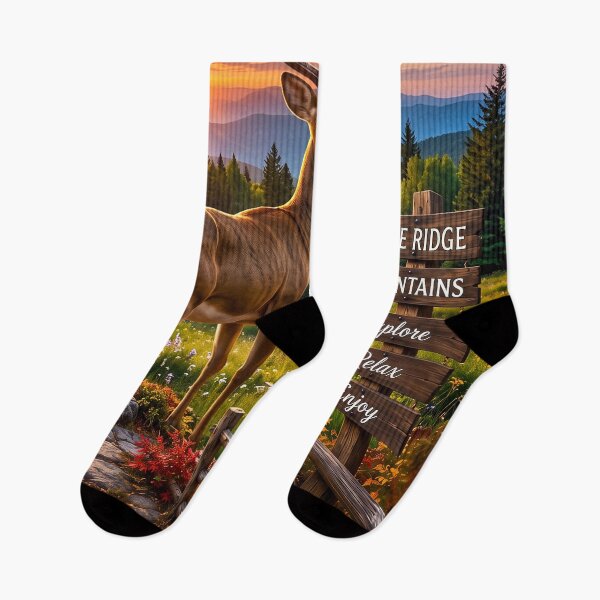 Item preview, Hello Fall - Blue Ridge Mountains - Appalachian Mountains designed and sold by DBM Photo Art 1.