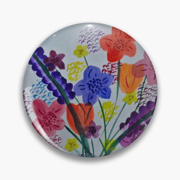Item preview, Vase of flowers designed and sold by Rebecca Joy Art.