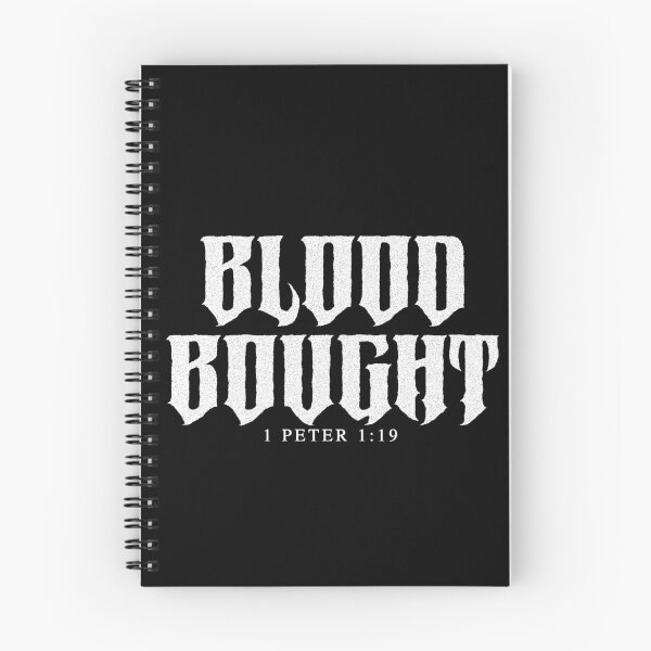 Item preview, Blood Bought Gothic Christian Design designed and sold by PureGritFaith.