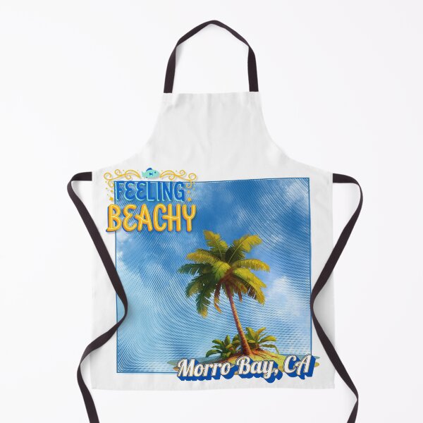 Item preview, Feeling Beachy Morro Bay CA Retro Palm Tree Vacation Souvenir designed and sold by DonnaRaine.