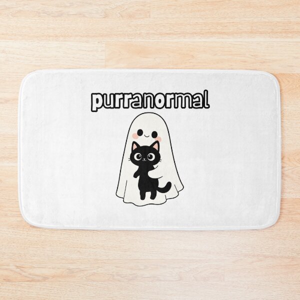 Item preview, Cute Ghost Holding Black Kitty designed and sold by CursedButCute1.