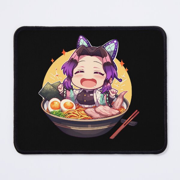 Item preview, Shinobu Kocho Demon Slayer Butterfly Ramen Smile designed and sold by mildaclairmo.