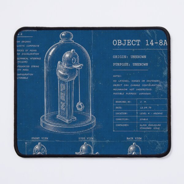 Item preview, Silo Relic 14-8A – Unknown Object Blueprint designed and sold by Pop Pantheon & Trim Team.