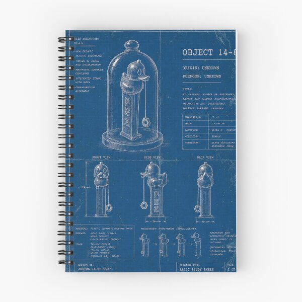 Item preview, Silo Relic 14-8A – Unknown Object Blueprint designed and sold by Pop Pantheon & Trim Team.