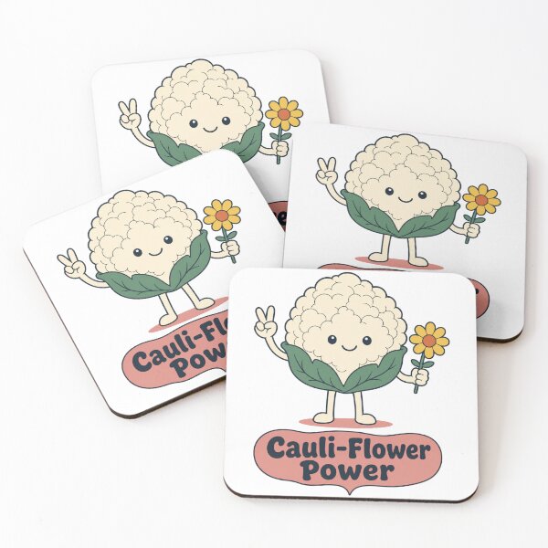 Item preview, Cauliflower Power Positive Attitude designed and sold by MOSIDRIP™.