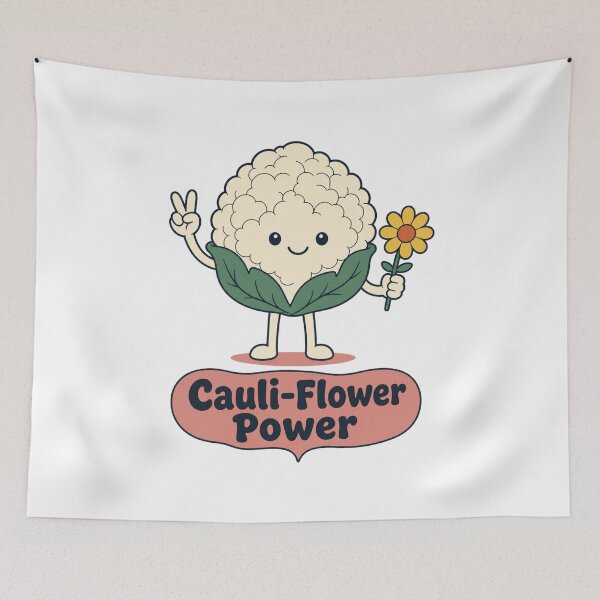 Item preview, Cauliflower Power Positive Attitude designed and sold by MOSIDRIP™.