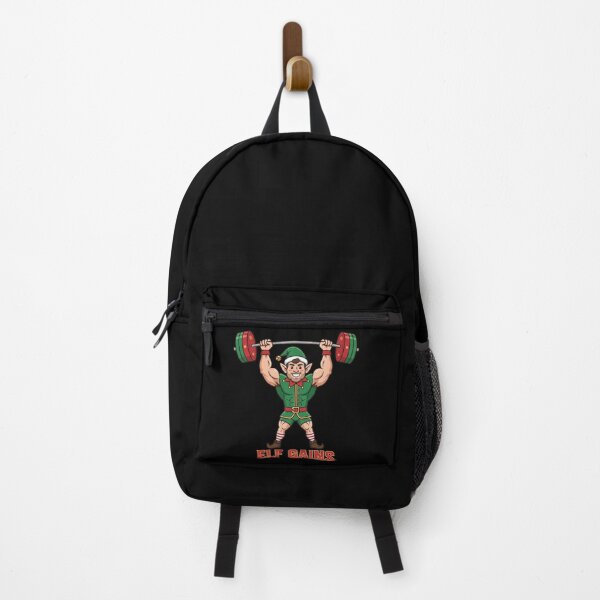 Item preview, Elf Gains Funny Christmas Gym Design for Winter designed and sold by Lift Apparel.