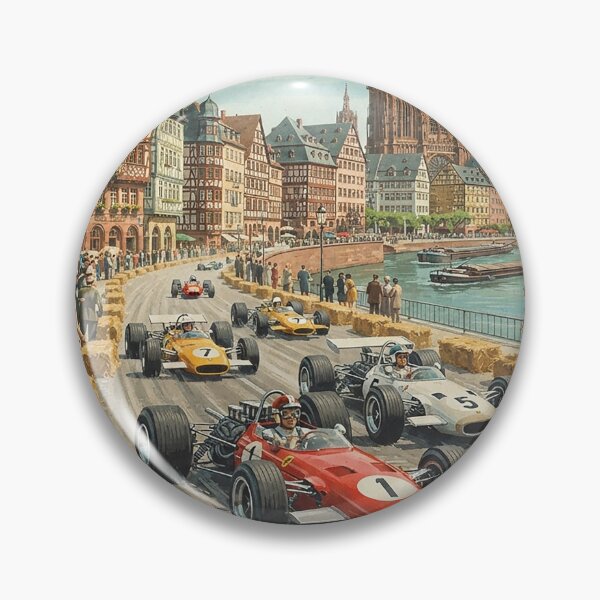 Item preview, Grosser Preis von Deutschland Vintage Racing Art Poster by MNS designed and sold by parnoandgank.