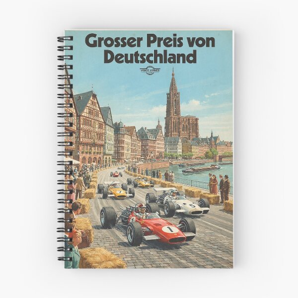 Item preview, Grosser Preis von Deutschland Vintage Racing Art Poster by MNS designed and sold by parnoandgank.