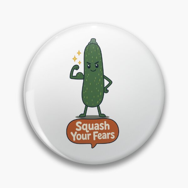 Item preview, Squash Your Fears Zucchini designed and sold by MOSIDRIP™.