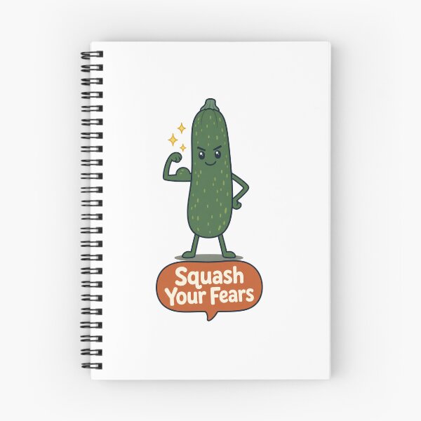 Item preview, Squash Your Fears Zucchini designed and sold by MOSIDRIP™.