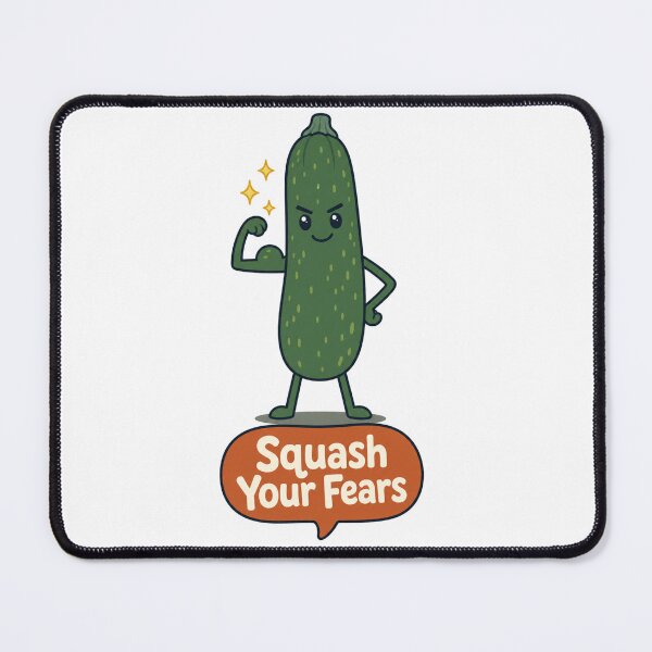 Item preview, Squash Your Fears Zucchini designed and sold by MOSIDRIP™.