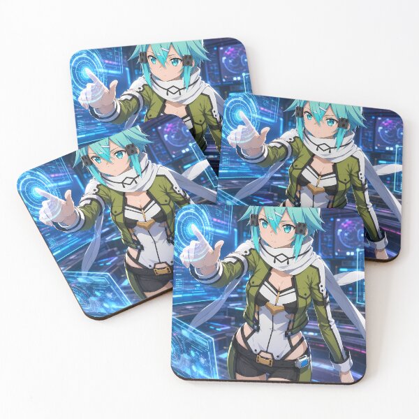 Item preview, Sinon Sword Art Online Futuristic Hologram Control Room designed and sold by mildaclairmo.