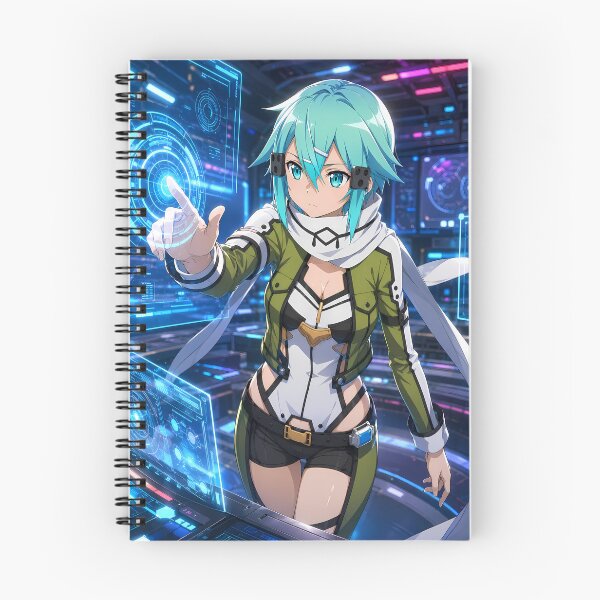 Item preview, Sinon Sword Art Online Futuristic Hologram Control Room designed and sold by mildaclairmo.