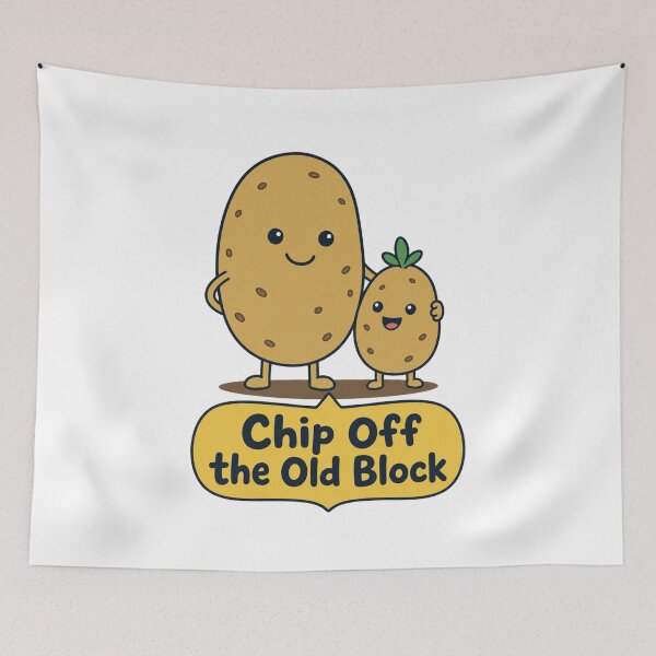 Item preview, Chip Off the Old Block Potato designed and sold by MOSIDRIP™.