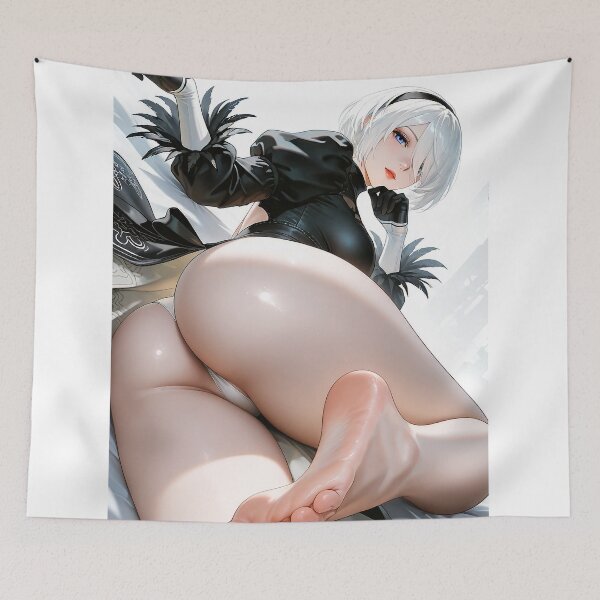Item preview, 2B (Nier Automata) YoRHA Girl on Bed designed and sold by HisAndHerShirts.