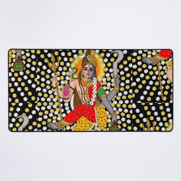 Item preview, Lord Shiva Kali Artwork | Divine Hindu Couple Digital Illustration Description designed and sold by Harshit_Digital_Arts.