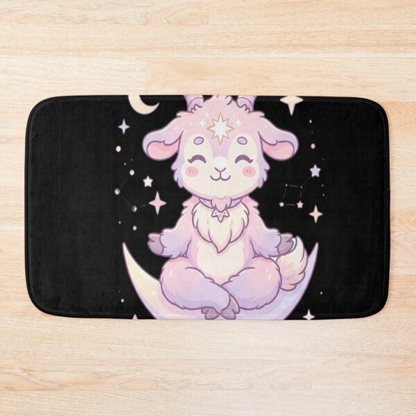 Item preview, Cute cartoon Satan, kawaii Baphomet designed and sold by fejesrussh.