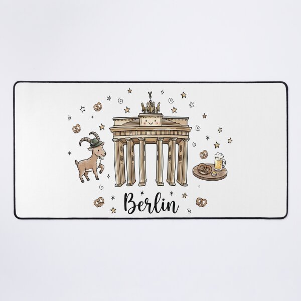 Item preview, Cute Brandenburg Gate Berlin Doodle Art designed and sold by RamyGallery.