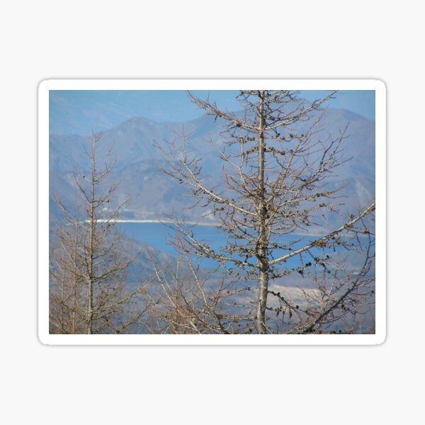 Winter in Hakone, Japan Sticker