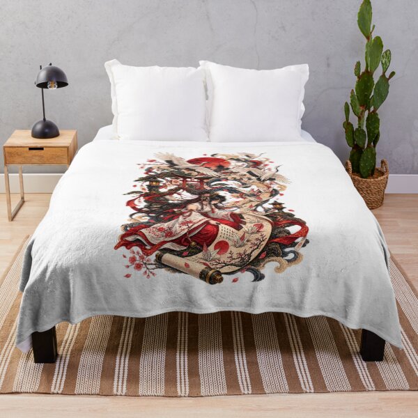 Item preview, The Hundred Cranes on the Parchment | Japanese Ukiyo-e Art designed and sold by Substance_life.