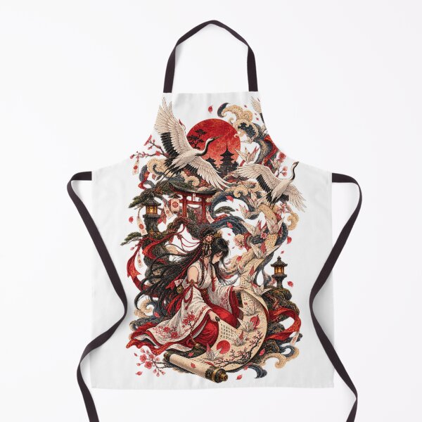 Item preview, The Hundred Cranes on the Parchment | Japanese Ukiyo-e Art designed and sold by Substance_life.