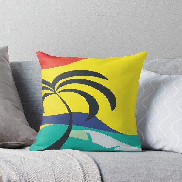 Item preview, Tropical Palm Tree Beach Waves designed and sold by Johnnies.