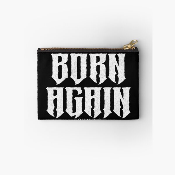 Item preview, Born Again Gothic Christian Blackletter Tee designed and sold by PureGritFaith.