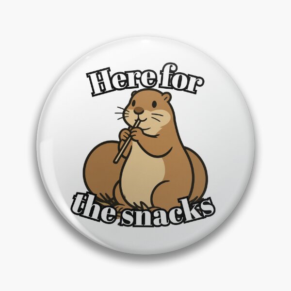 Item preview, Here for the Snacks Prairie dog designed and sold by Flutter & Chirp Artistry.