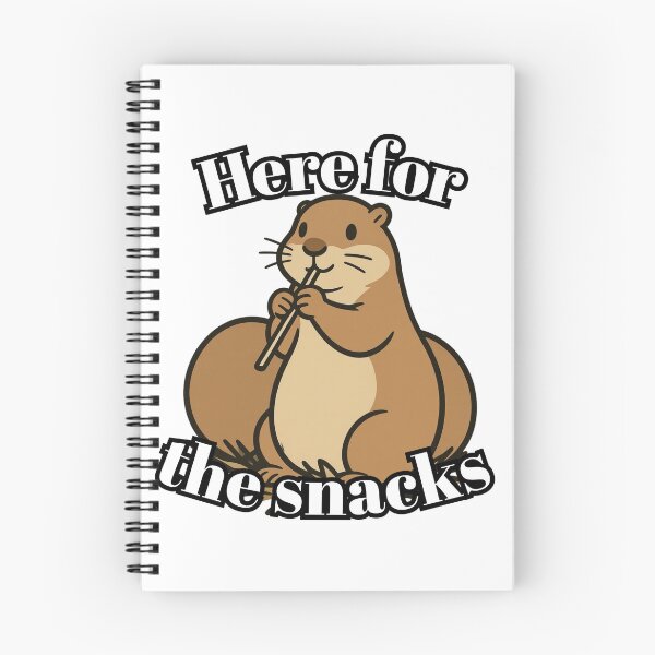 Item preview, Here for the Snacks Prairie dog designed and sold by Flutter & Chirp Artistry.