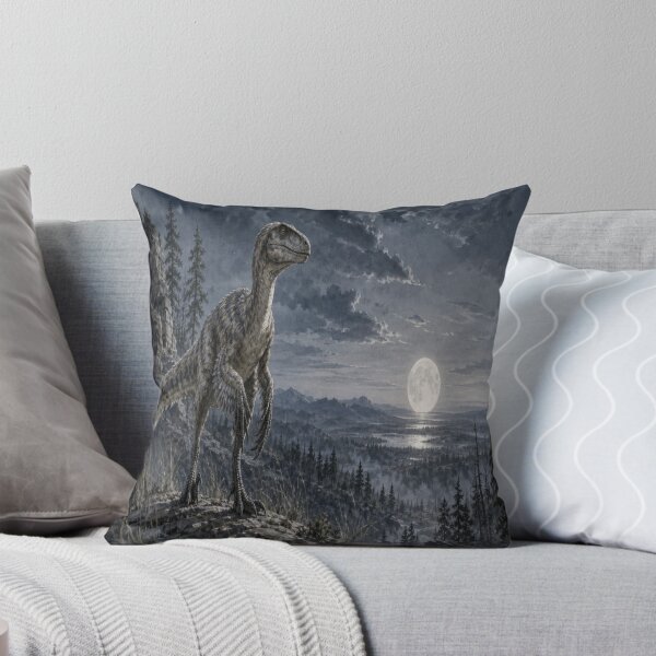 Item preview, Velociraptor y una Luna designed and sold by Artnovalty.redbubble.com.