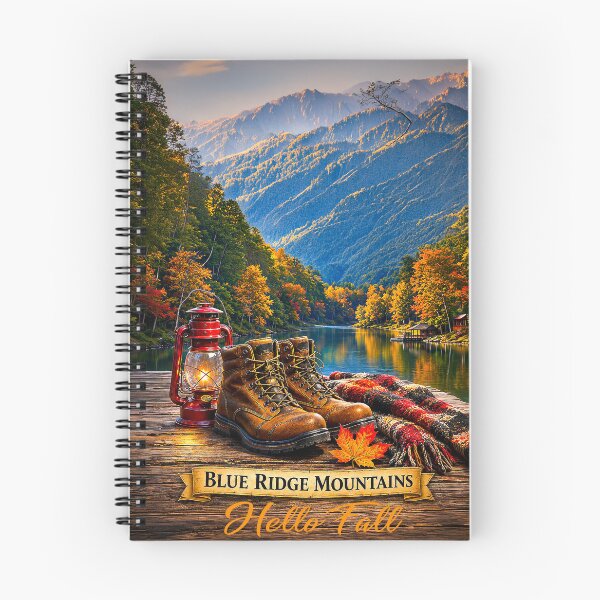 Item preview, BLUE RIDGE MOUNTAINS - Hello Fall - Autumn Mountains Landscape designed and sold by DBM Photo Art 1.