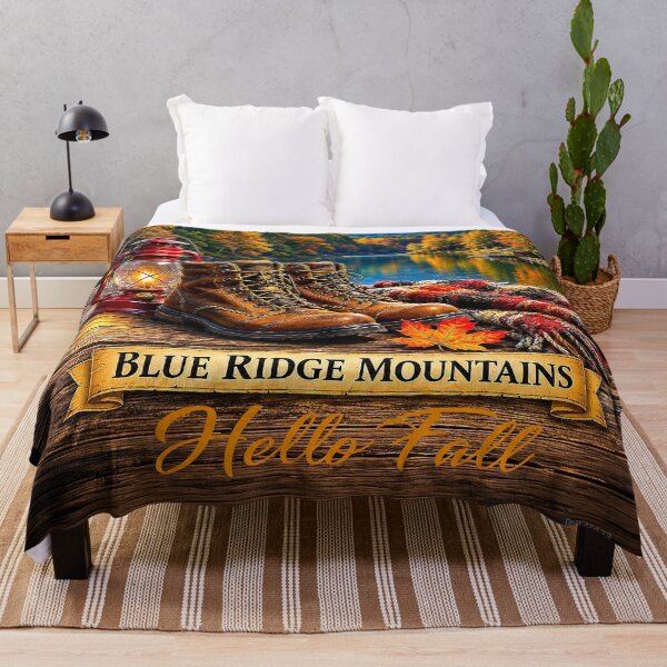 Item preview, BLUE RIDGE MOUNTAINS - Hello Fall - Autumn Mountains Landscape designed and sold by DBM Photo Art 1.