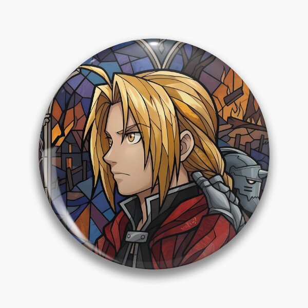 Item preview, Edward Elric Fullmetal Alchemist Gothic Stained Glass Alchemist designed and sold by mildaclairmo.