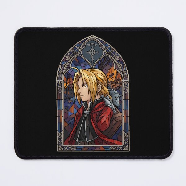 Item preview, Edward Elric Fullmetal Alchemist Gothic Stained Glass Alchemist designed and sold by mildaclairmo.