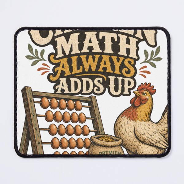 Item preview, Chicken Math Always Adds Up Funny Backyard Chicken Gift designed and sold by BoosterShop.