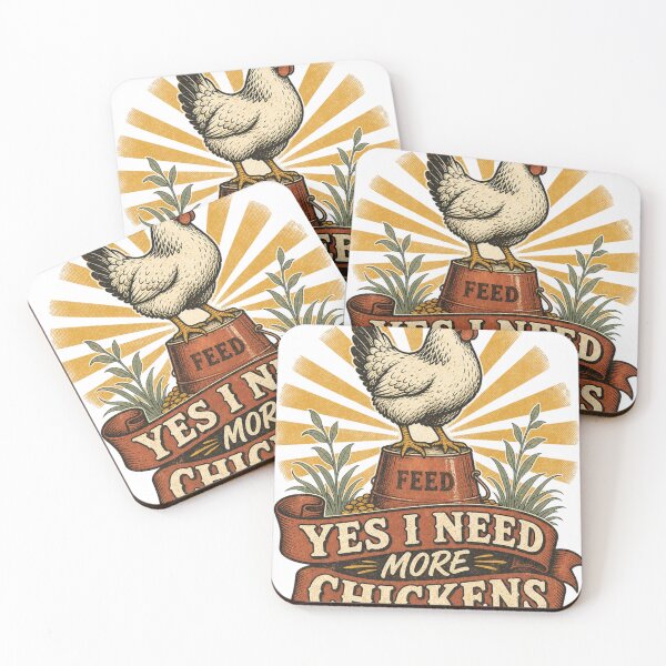 Item preview, Yes I Need More Chickens Funny Backyard Chicken Gift designed and sold by BoosterShop.