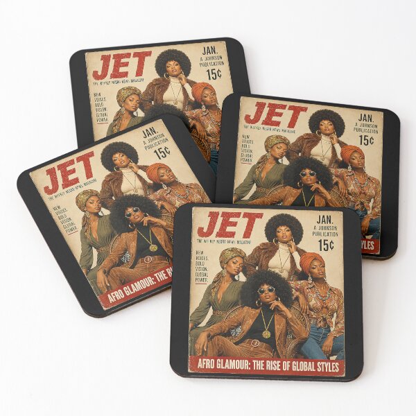 Item preview, JET Magazine Afro Glamour 1970s Black Beauty Cover designed and sold by GoldenField41.