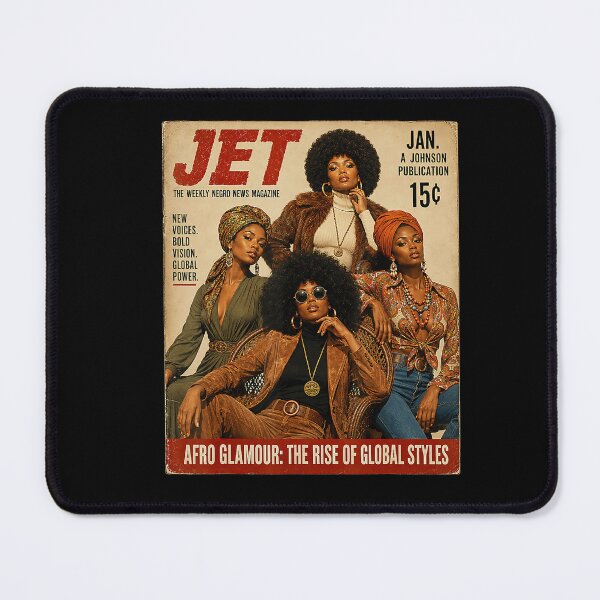 Item preview, JET Magazine Afro Glamour 1970s Black Beauty Cover designed and sold by GoldenField41.