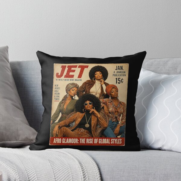 Item preview, JET Magazine Afro Glamour 1970s Black Beauty Cover designed and sold by GoldenField41.