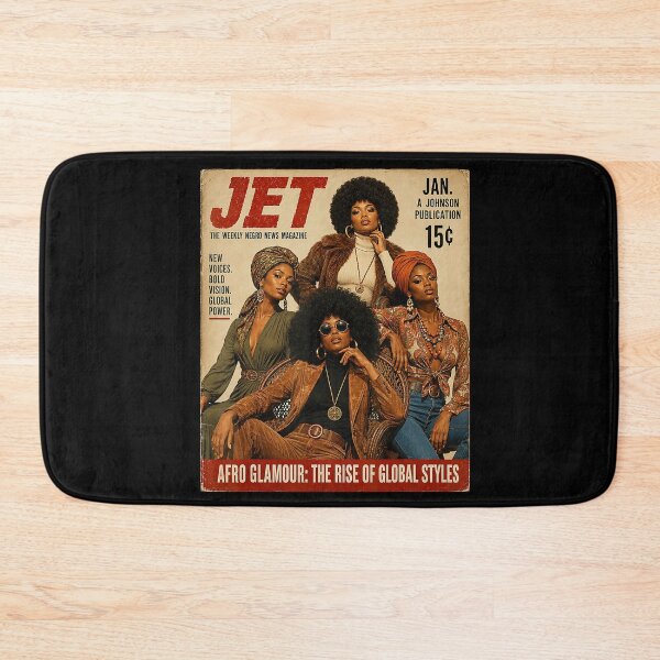 Item preview, JET Magazine Afro Glamour 1970s Black Beauty Cover designed and sold by GoldenField41.