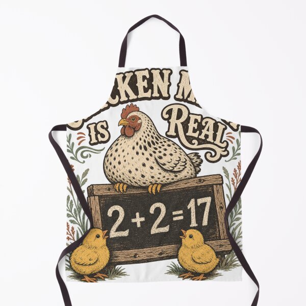 Item preview, Chicken Math Is Real Funny Backyard Chicken Keeper Gift designed and sold by BoosterShop.