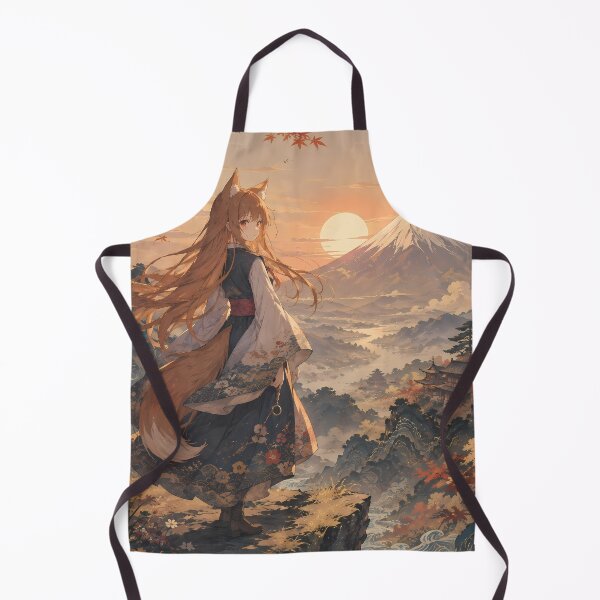 Item preview, Holo Spice and Wolf Mount Fuji Sunset designed and sold by Dashsopaner.