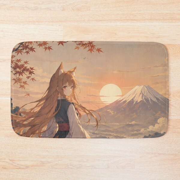 Item preview, Holo Spice and Wolf Mount Fuji Sunset designed and sold by Dashsopaner.