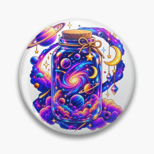 Item preview, Magical Galaxy in a Jar designed and sold by TinyWeird.